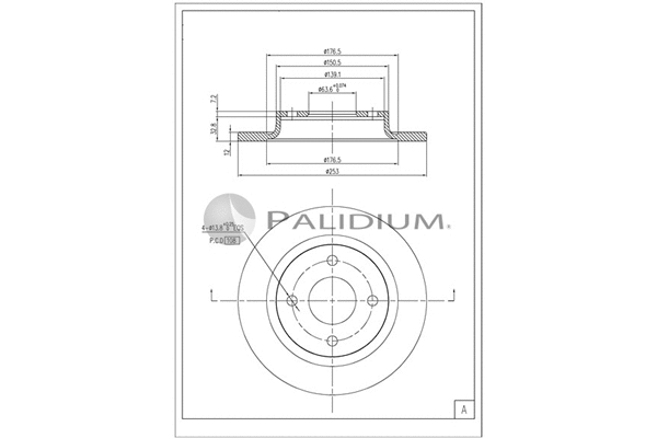 Brake Disc (P331-139)