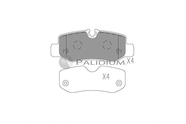 Brake Pad Set, disc brake (P1-1126)