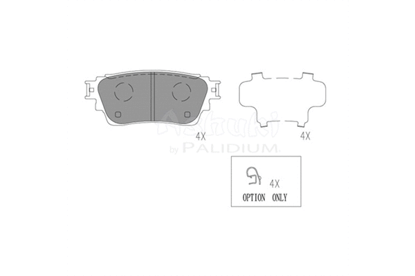 Brake Pad Set, disc brake (C003-17)