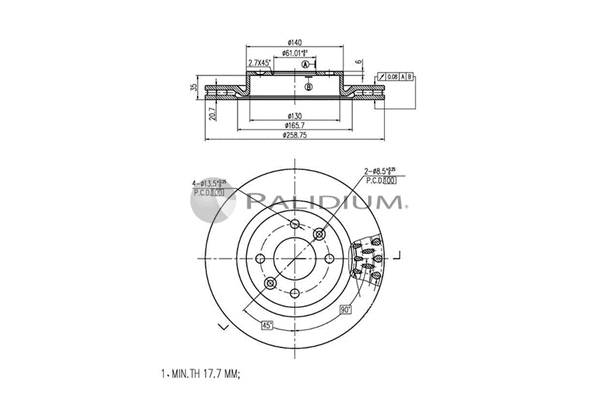 Brake Disc (P330-009)