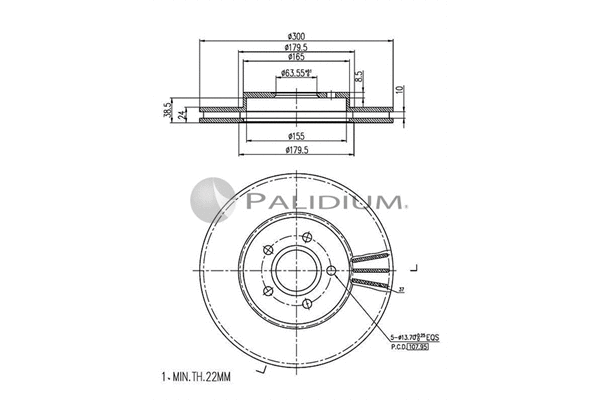 Brake Disc (P330-014)