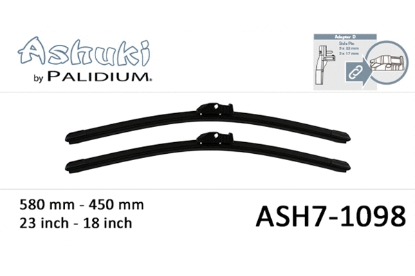 Wiper Blade (ASH7-1098)