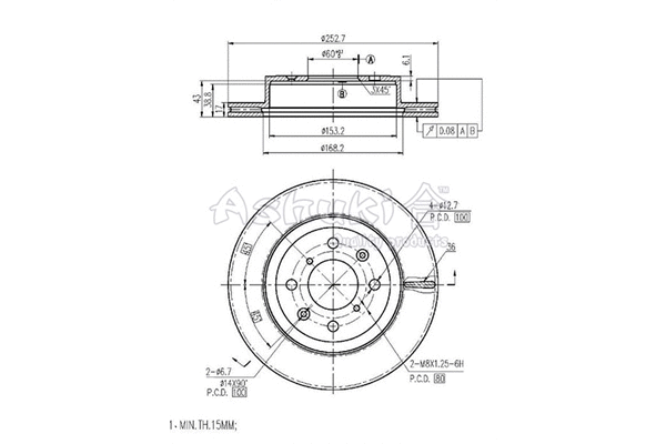 Brake Disc (K016-55)