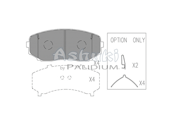 Brake Pad Set, disc brake (M075-47)