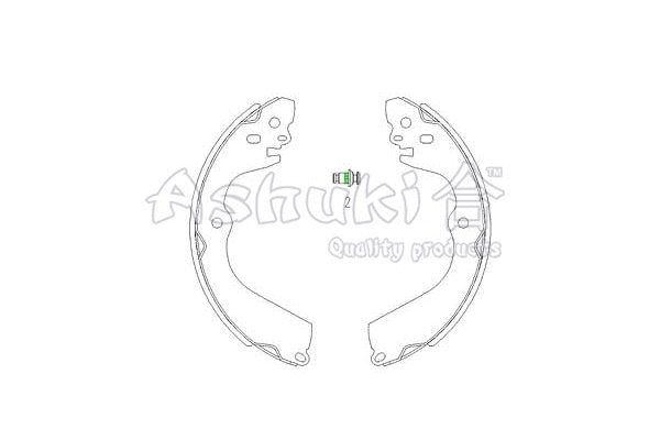 Brake Shoe Set (1050-2601)