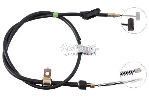 Cable Pull, parking brake (ASH3-1339)