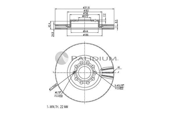Brake Disc (P330-018)