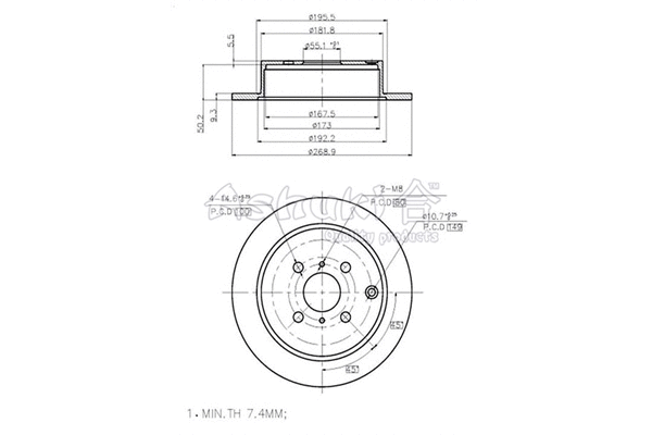 Brake Disc (0993-6302)