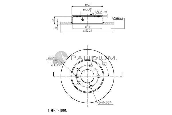 Brake Disc (P331-002)