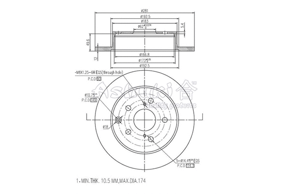 Brake Disc (T603-35)