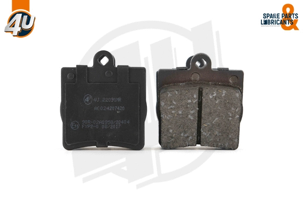 Brake Pad Set, disc brake (22091MR)