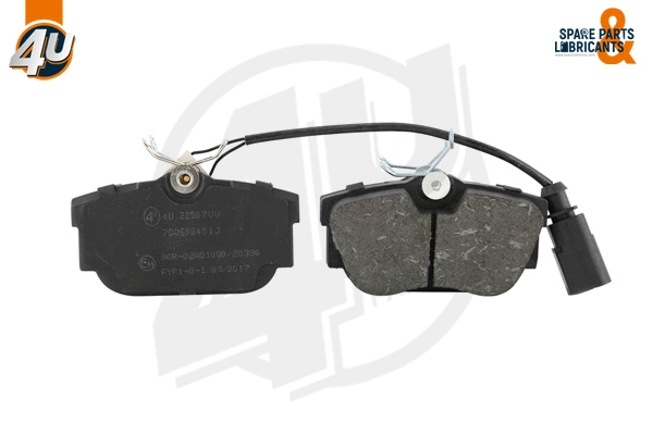 Brake Pad Set, disc brake (22507VV)