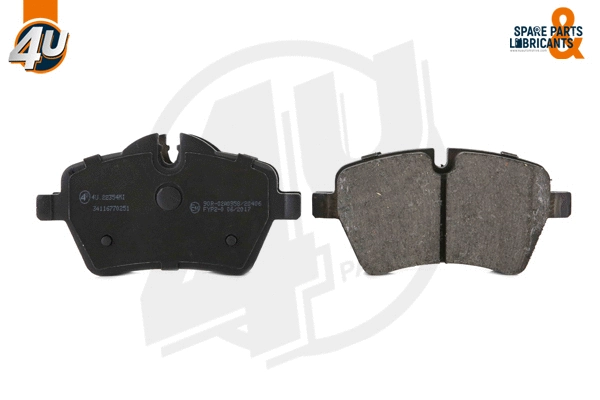 Brake Pad Set, disc brake (22354MI)