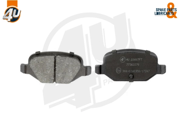 Brake Pad Set, disc brake (22667FT)