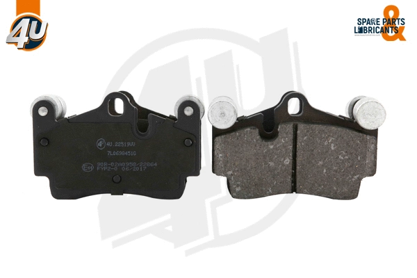 Brake Pad Set, disc brake (22519VV)