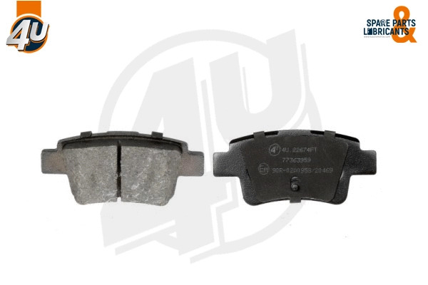 Brake Pad Set, disc brake (22674FT)