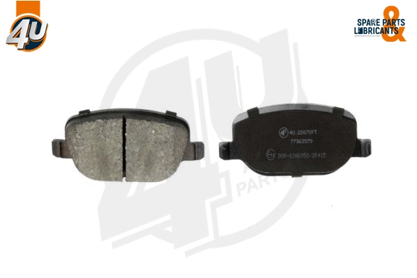 Brake Pad Set, disc brake (22670FT)