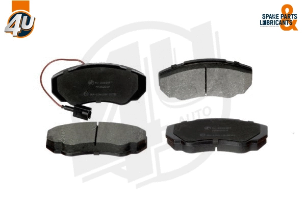 Brake Pad Set, disc brake (22669FT)