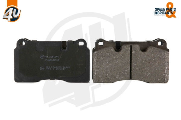 Brake Pad Set, disc brake (22518VV)