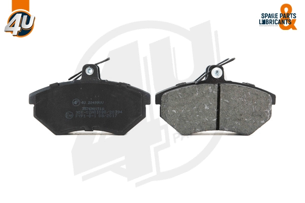 Brake Pad Set, disc brake (22499VV)