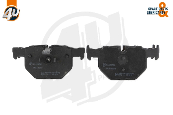 Brake Pad Set, disc brake (22243BW)