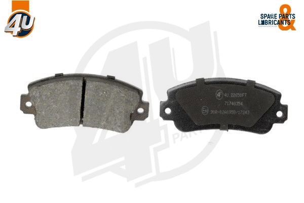 Brake Pad Set, disc brake (22650FT)