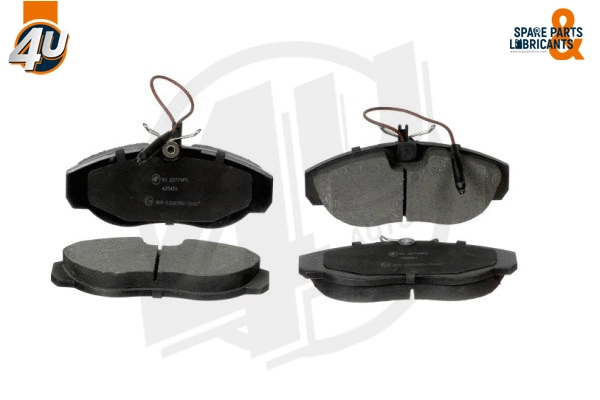 Brake Pad Set, disc brake (22774PU)