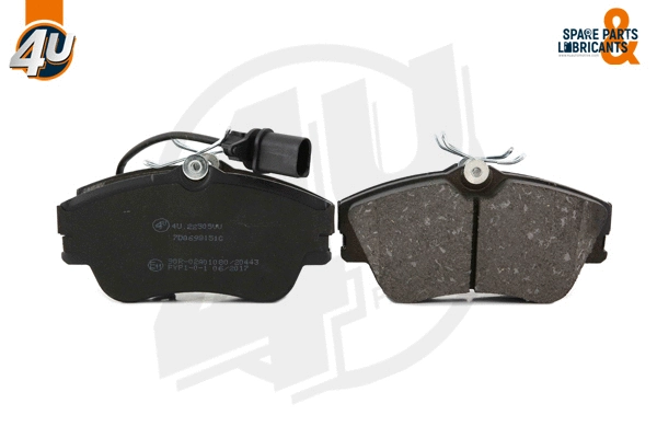 Brake Pad Set, disc brake (22505VV)