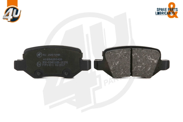 Brake Pad Set, disc brake (22072MR)