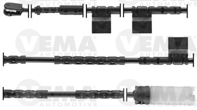 Warning Contact, brake pad wear (117456)