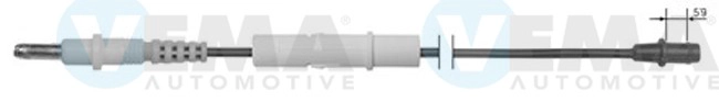 Warning Contact, brake pad wear (117279)