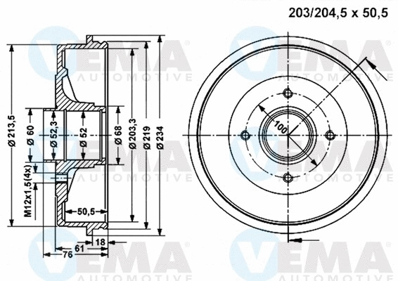 Brake Drum (801312)
