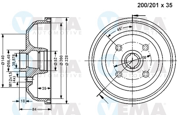 Brake Drum (800936)