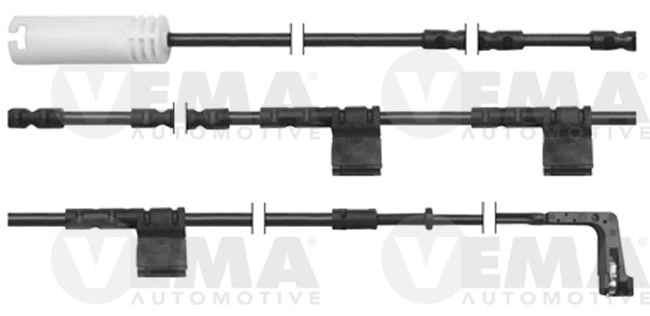 Warning Contact, brake pad wear (117445)