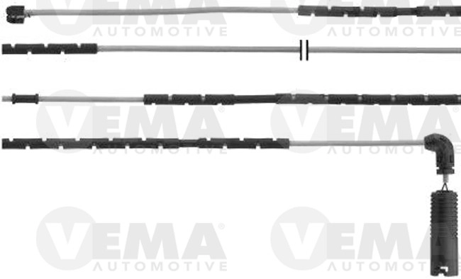 Warning Contact, brake pad wear (117472)