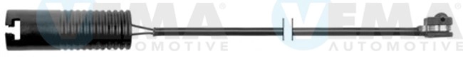 Warning Contact, brake pad wear (117236)