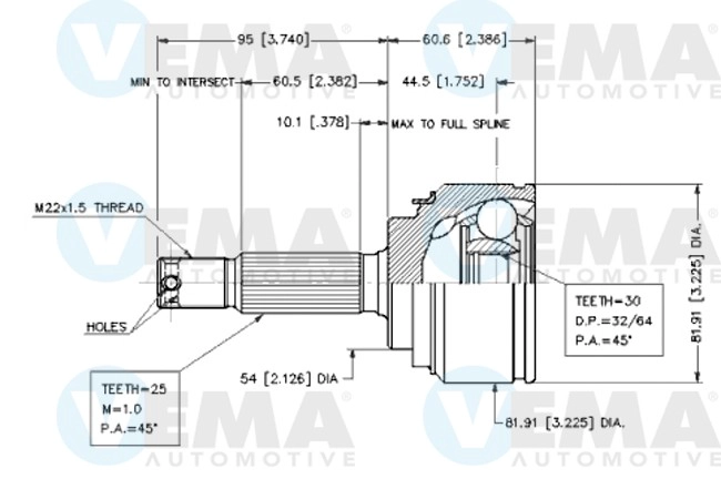 Joint, propshaft (18592)