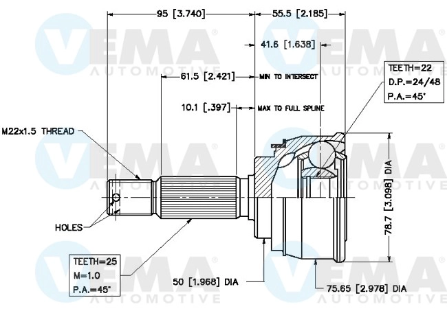 Joint Kit, drive shaft (18433)