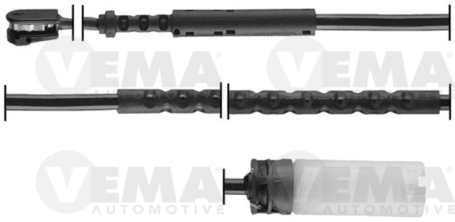Warning Contact, brake pad wear (117454)