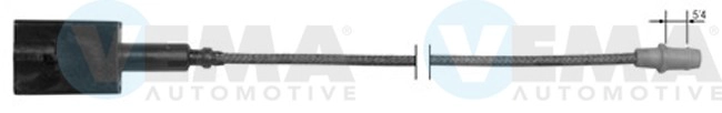 Warning Contact, brake pad wear (117423)