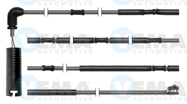 Warning Contact, brake pad wear (117253)