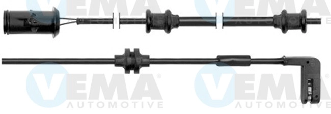 Warning Contact, brake pad wear (117238)