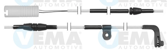Warning Contact, brake pad wear (117262)