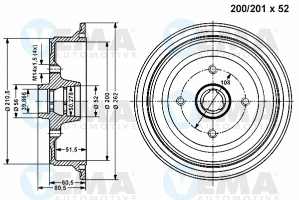 Brake Drum (801113)