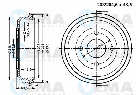 Brake Drum (801269)
