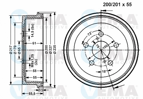 Brake Drum (801084)