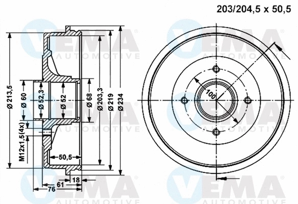 Brake Drum (801218)