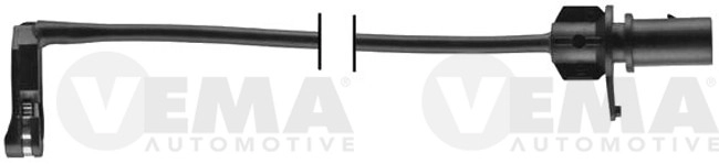 Warning Contact, brake pad wear (117526)