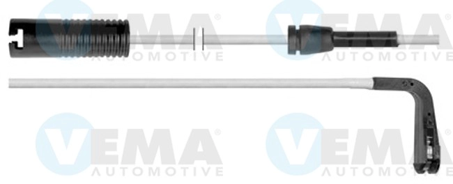Warning Contact, brake pad wear (117250)