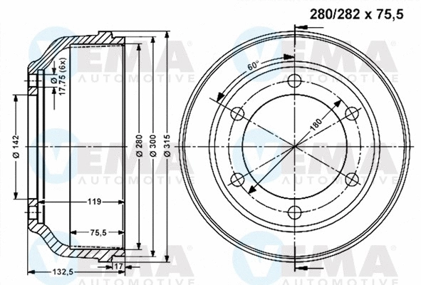 Brake Drum (801164)